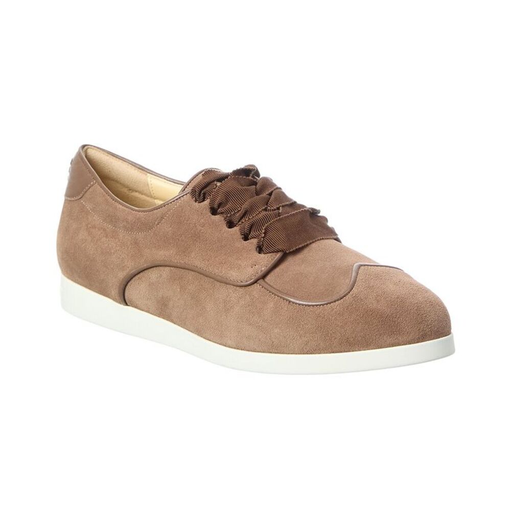 Sarah Flint Suede Sneaker, Brown